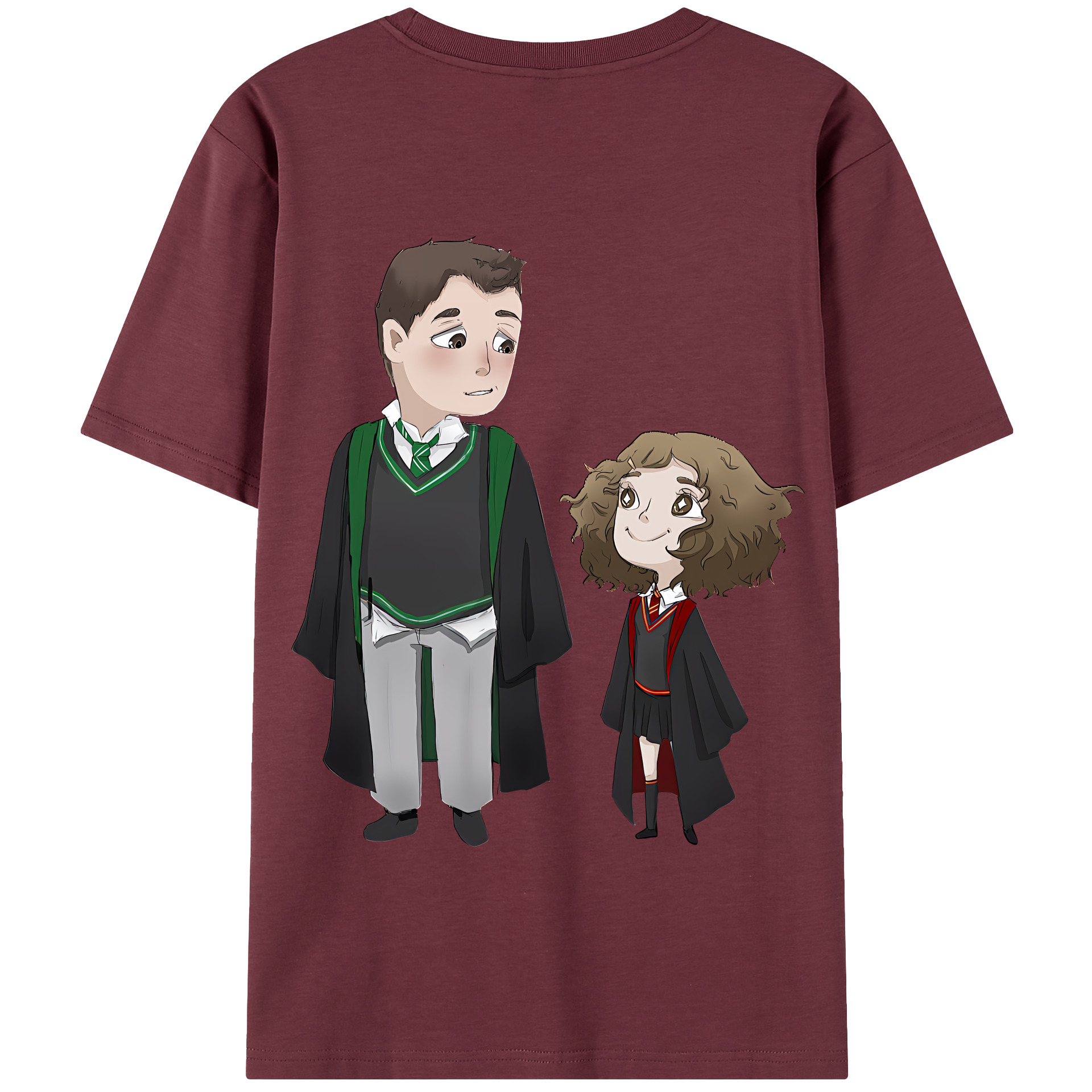 （画像用） Harry Potter ハリー・ポッターシリーズ 綿100％半袖Tシャツ（背面プリント）